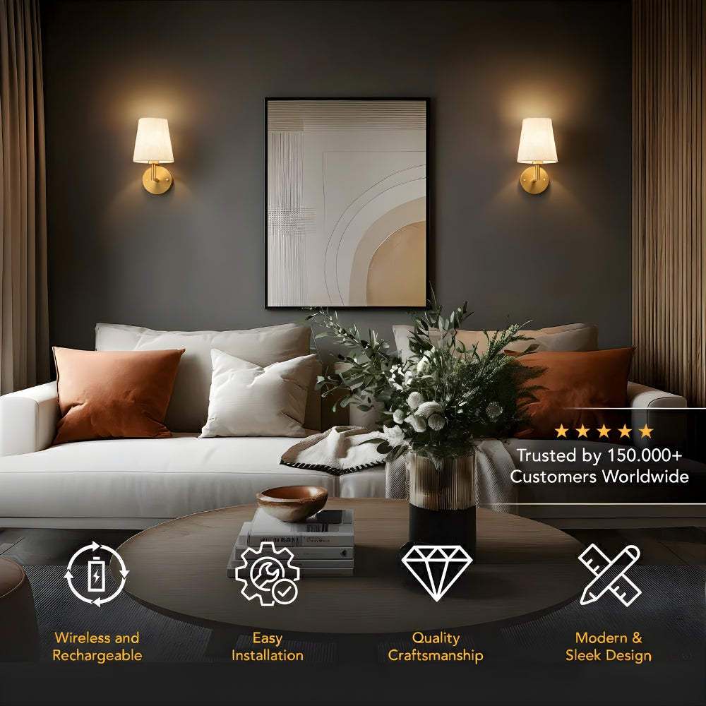 Wireless Wall Sconces