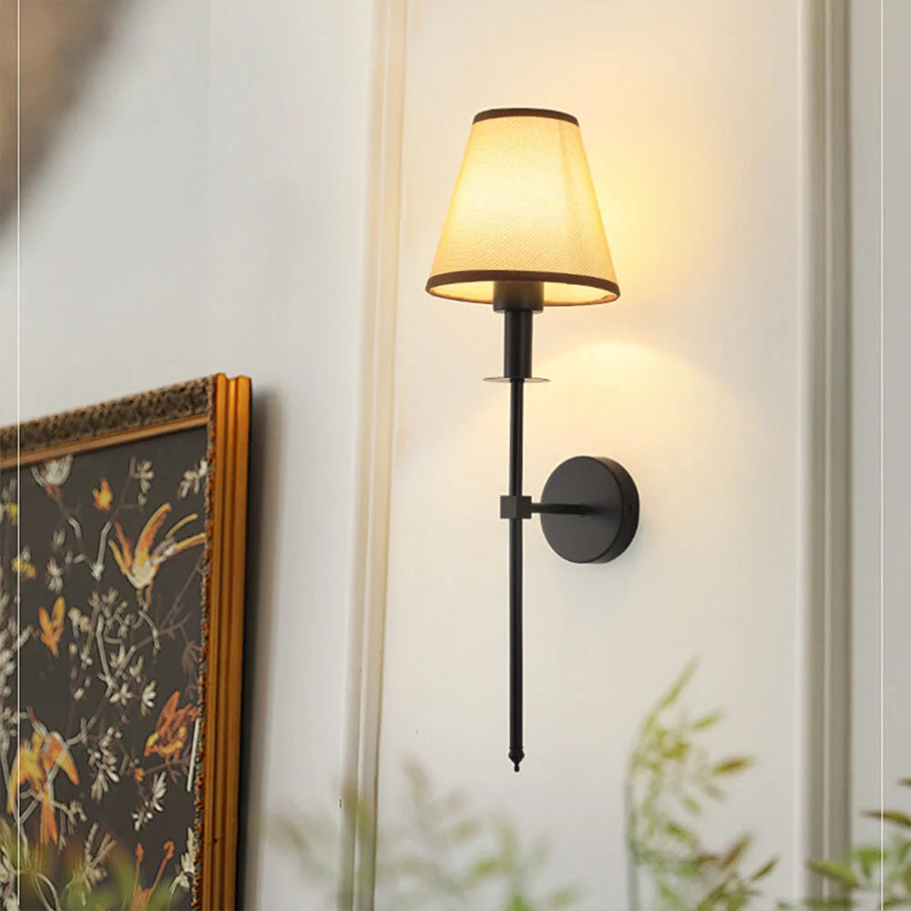 Draadloze retro wandlamp (2 verpakkingen) 