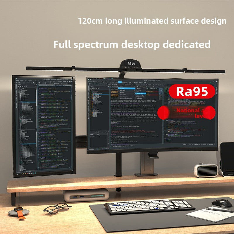 Adjustable Dual-head LED Desk Lamp with Gooseneck