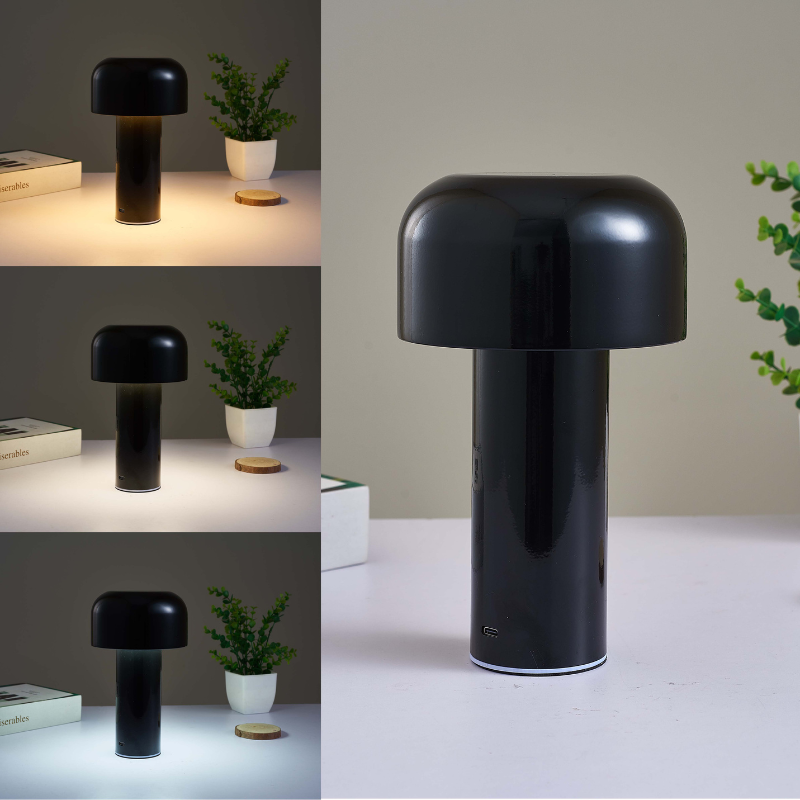 Cordless Mushroom Table Lamp