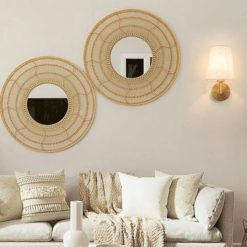Draadloze stoffen wandlamp (2 verpakkingen)