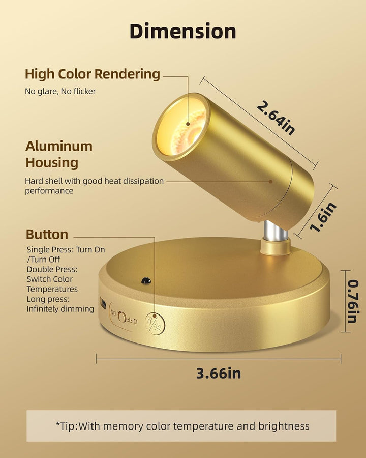 LightsCordless™ RGB Rechargeable Picture Light
