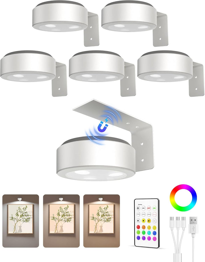 LightsCordless™ Rechargeable Picture Light - Illuminate Your Art Wirelessly