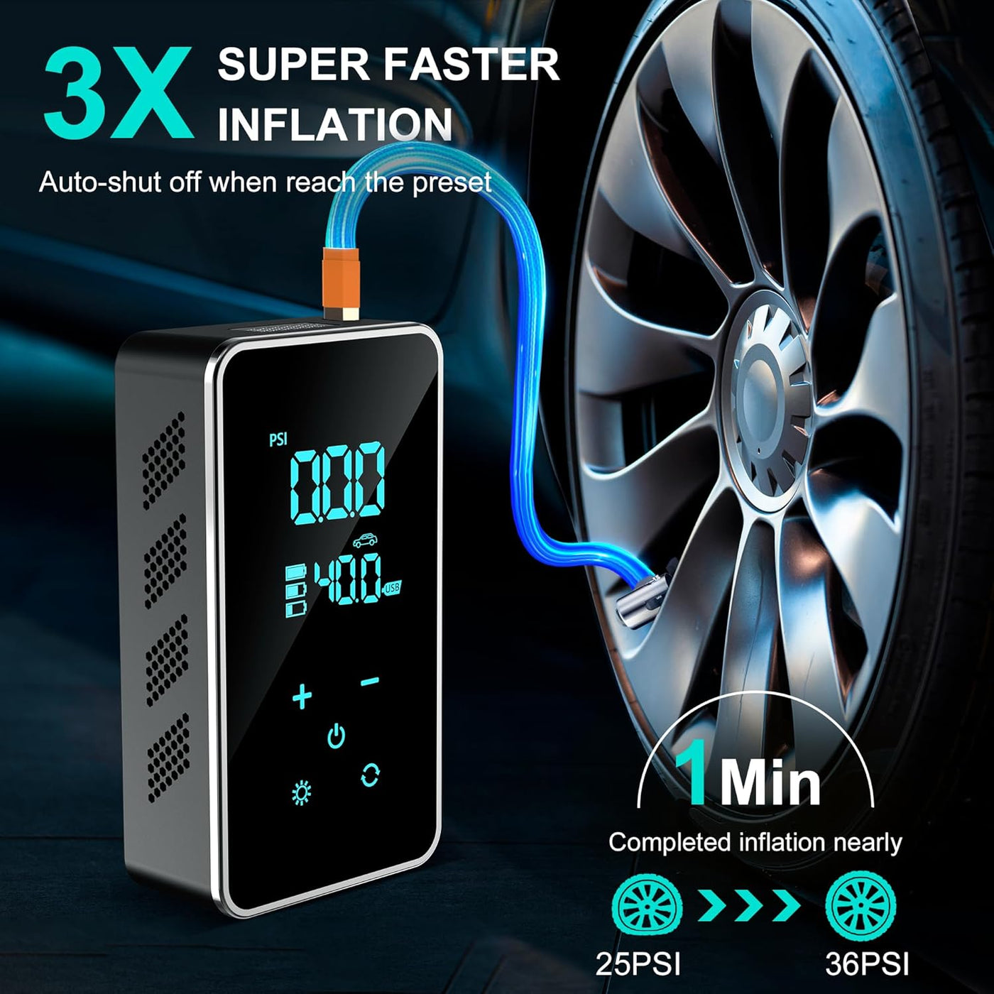 AirVantage™ Pro Portable Tire Inflator