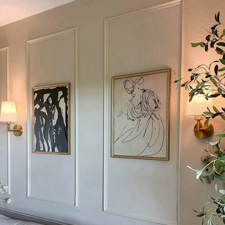 Draadloze stoffen wandlamp (2 verpakkingen)