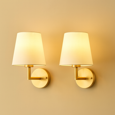 Wireless Fabric Wall Lamp (2 Packs)