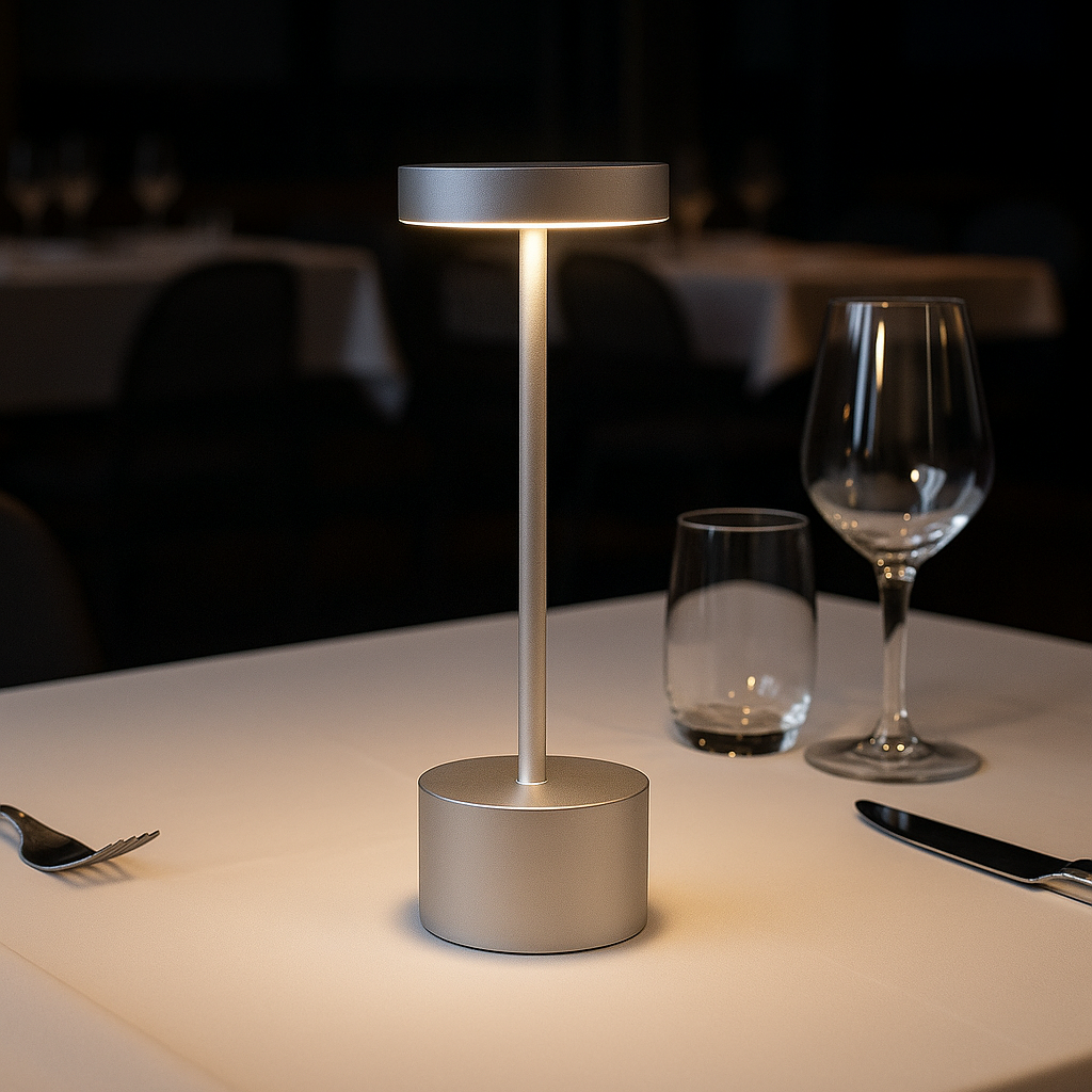 LED Metal Cordless Table Lamp