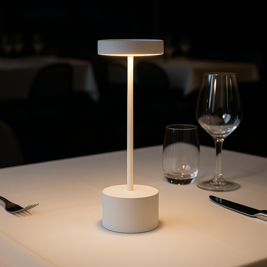 LED Metal Cordless Table Lamp