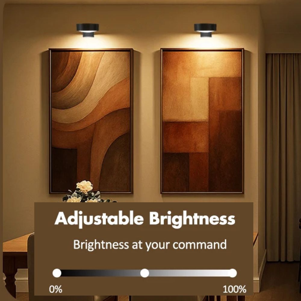 LightsCordless™ Rechargeable Picture Light - Illuminate Your Art Wirelessly