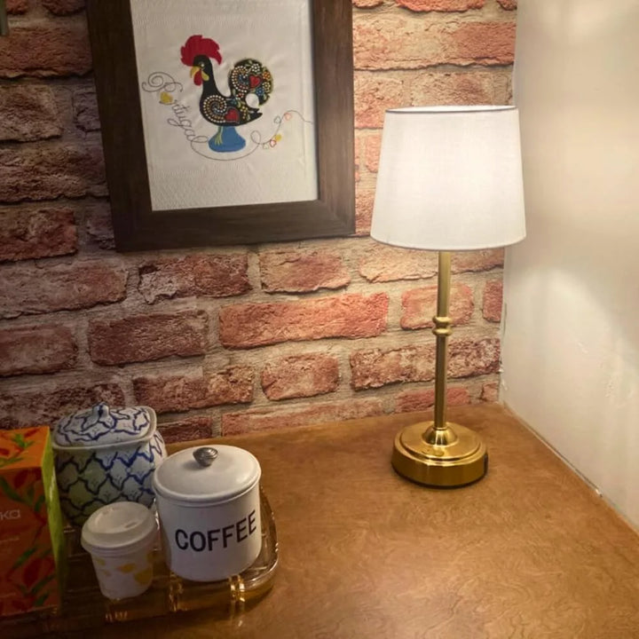 LED Retro Fabric Cordless Table Lamp