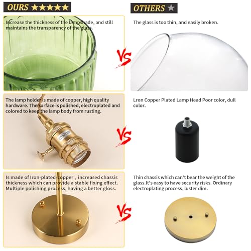 Retro Gold Wall Light Sconce