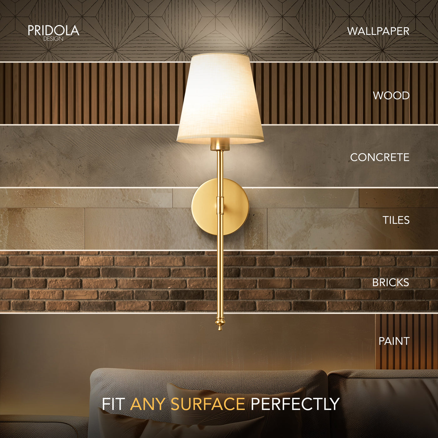 EasyGlow Wireless Wall Lights