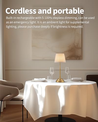 rechargeable cordless table lamp