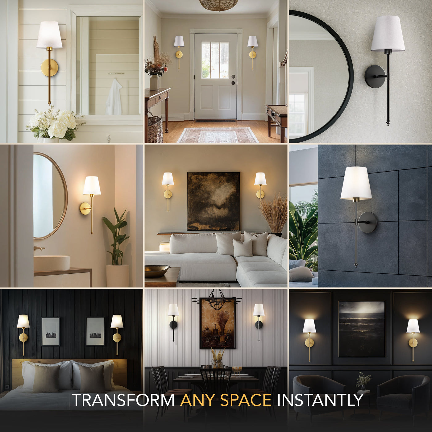 EasyGlow Wireless Wall Lights