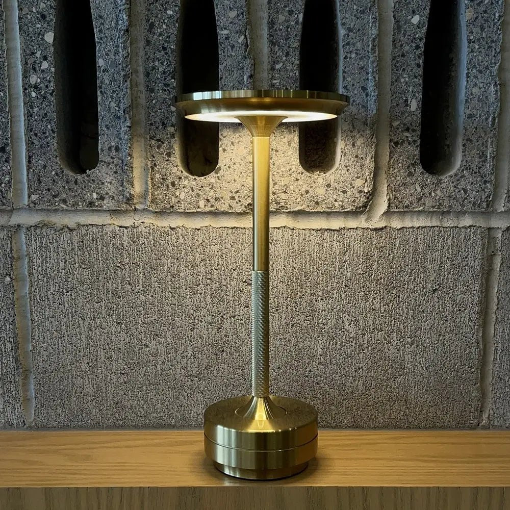 Metallic Cordless Table Lamp - Lightscordless