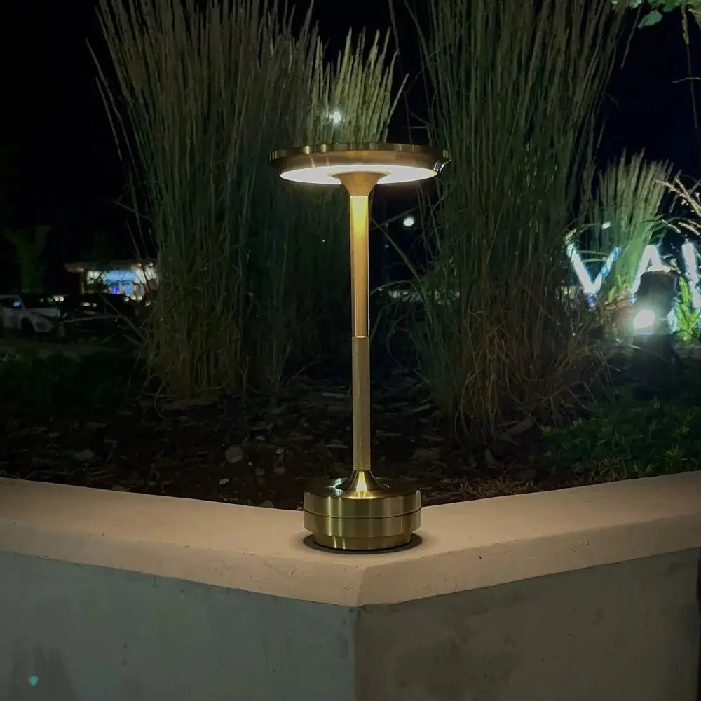 Metallic Cordless Table Lamp - Lightscordless