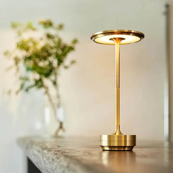 Metallic Cordless Table Lamp - Lightscordless
